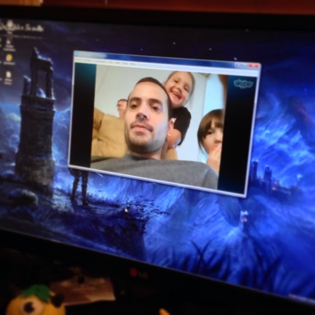 Skyping with Family Overseas