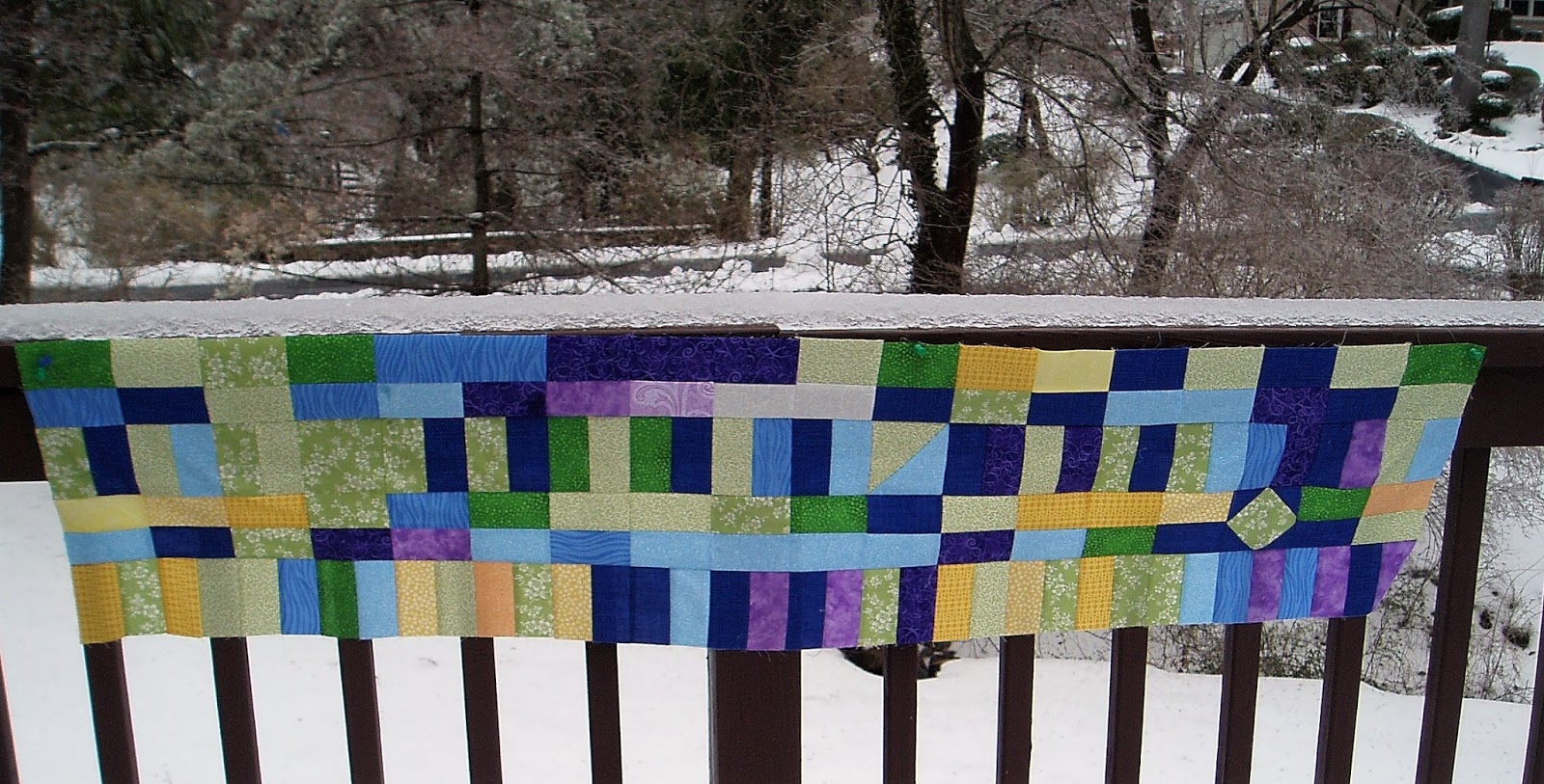 The Academic Quilter Out in the weather