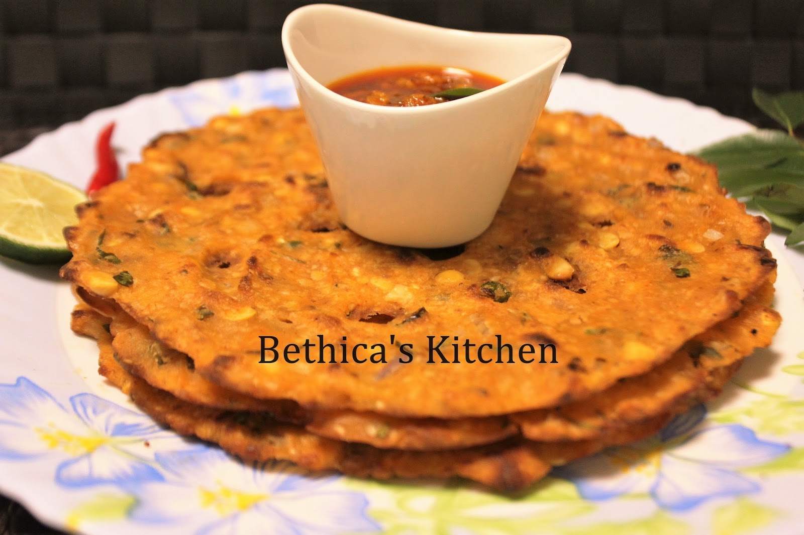 Bethica's Kitchen Flavours Sarva Pindi (Crispy RiceFlour Pancakes Telangana Style)