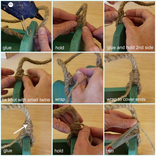 how to make a nautical rope handle