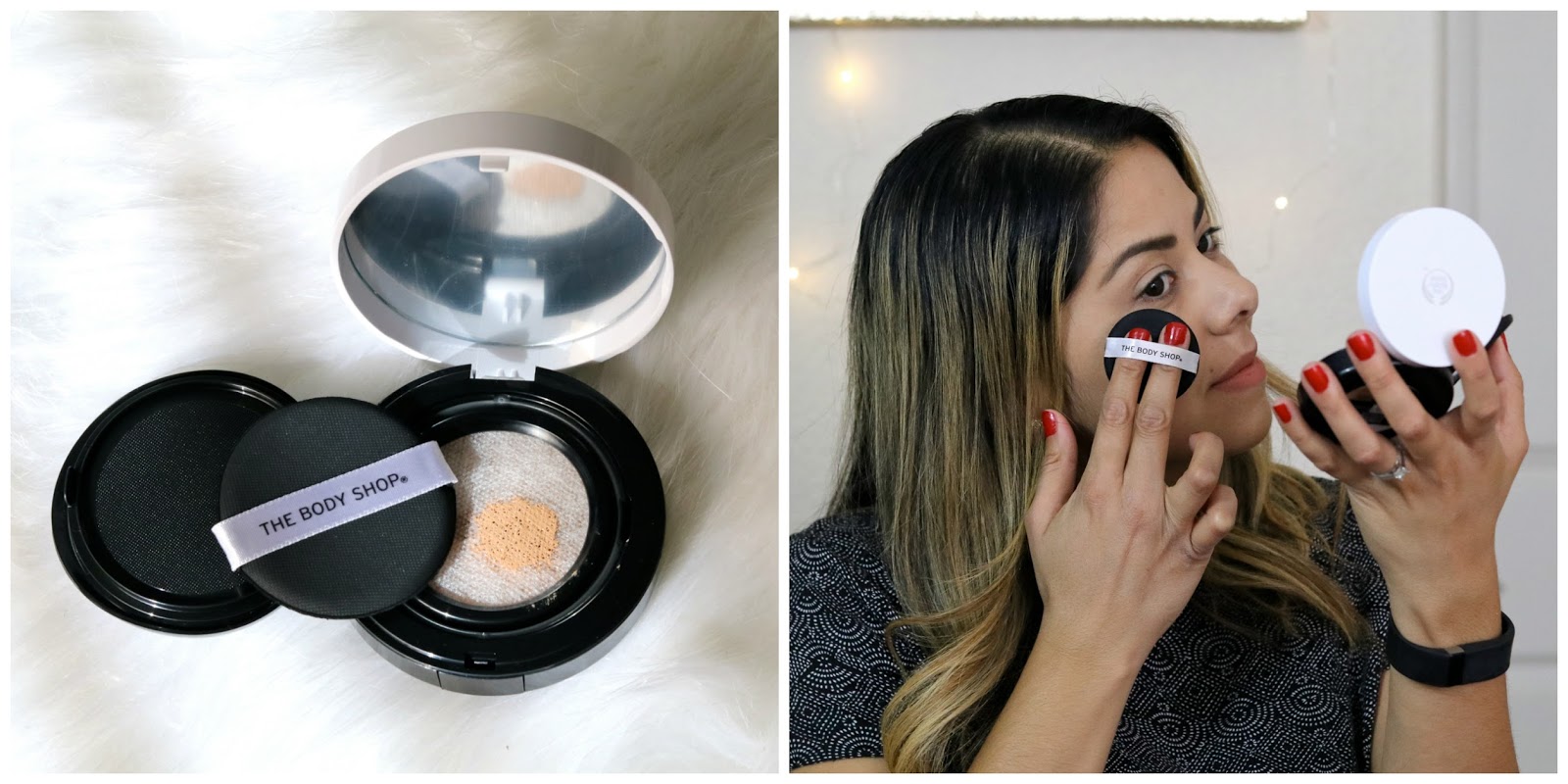 Holiday Beauty Look with The Body Shop Fresh Nude Cushion Foundation, Body Shop Fresh Nude Cushion Foundation review, the body shop foundation
