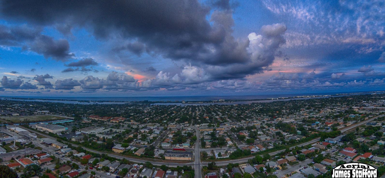 Lake Worth Beach City Limits Photo of Lake Worth, FL View is east