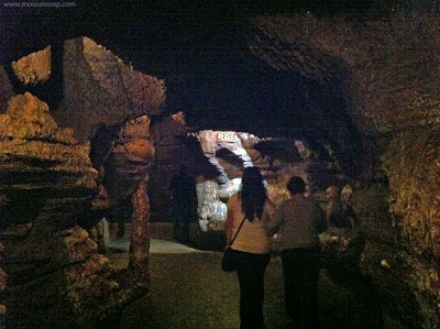 Indiana Jones Adventure Disneyland Temple exit path cave bats