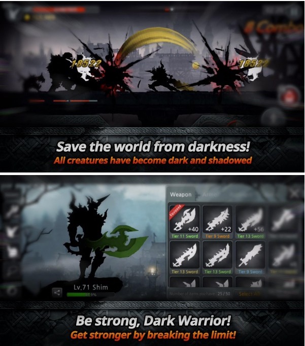 Dark Sword v1.4.2 Apk Mod (Souls/Stamina) Dark Sword v1.4.2 Apk Mod (Souls/Stamina)