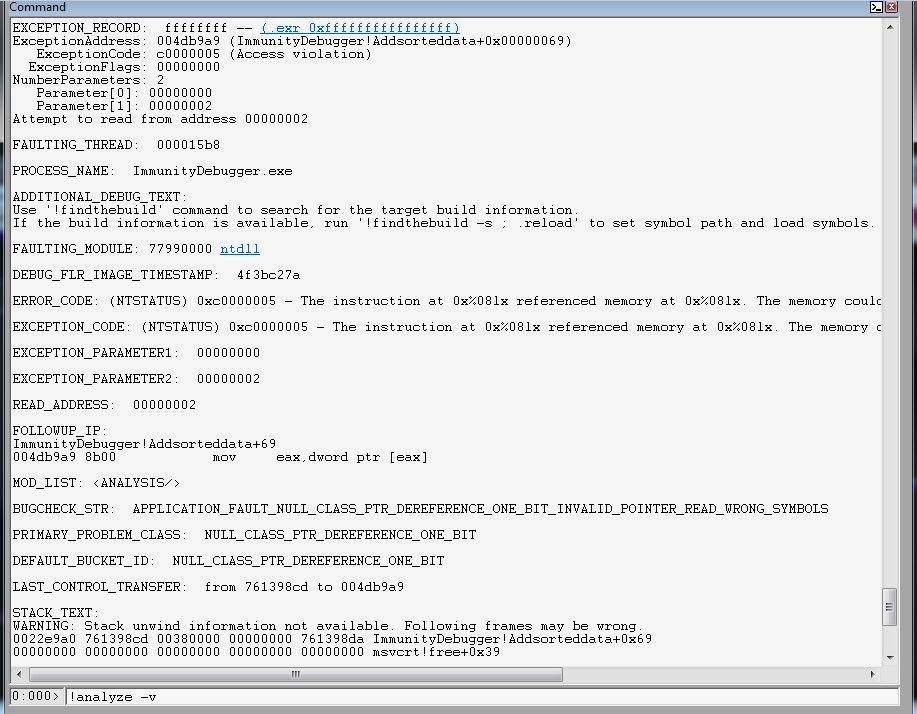 Binary Sniper: Immunity Debugger Stack Overflow Vulnerability – PoC