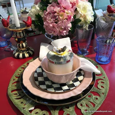 tableware display at Neiman Marcus in San Francisco