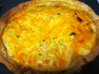 freezer meals: ham and cheese quiche