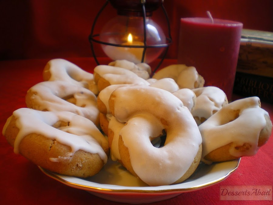 Rosquillas de anís glaseadas