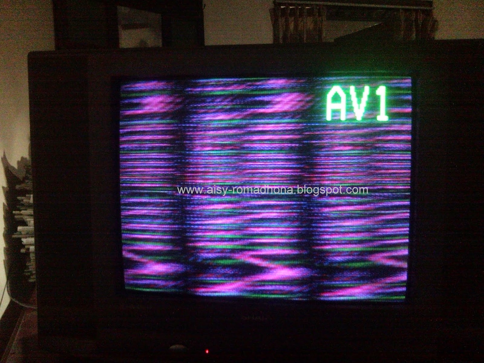 Cara Memperbaiki Tv Tabung Sharp Gambar Motif Batik