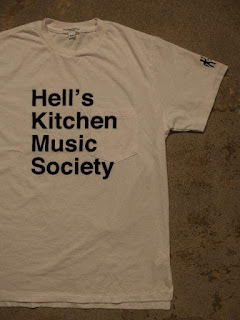 EG WORKADAY × SUNRISE MARKET "Hell's Kitchen Music Society Print T-Shirt - White/Black"