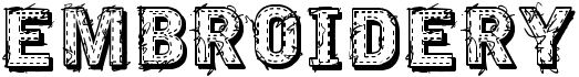 tipos letras para bordar