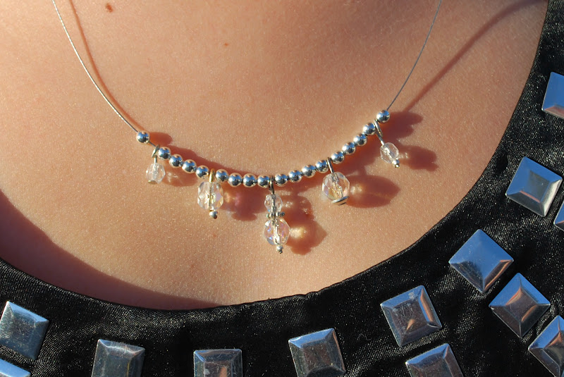 eat my SWEET DUST: diy sparkly necklace