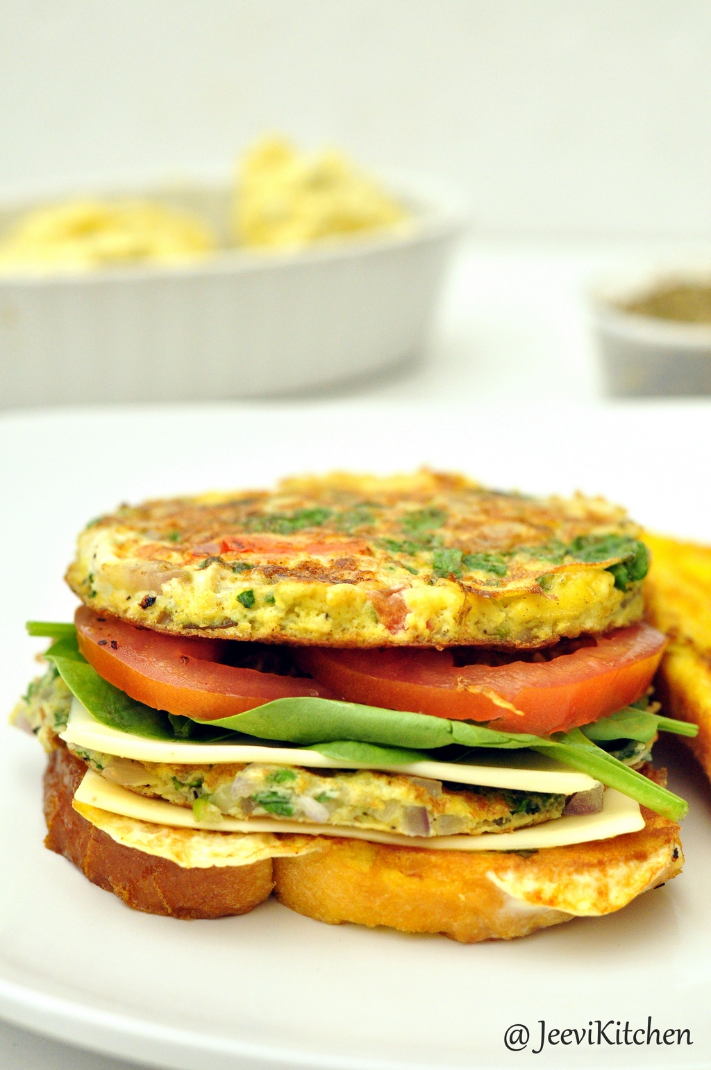 Jeevi Kitchen Egg Omelette Sandwich