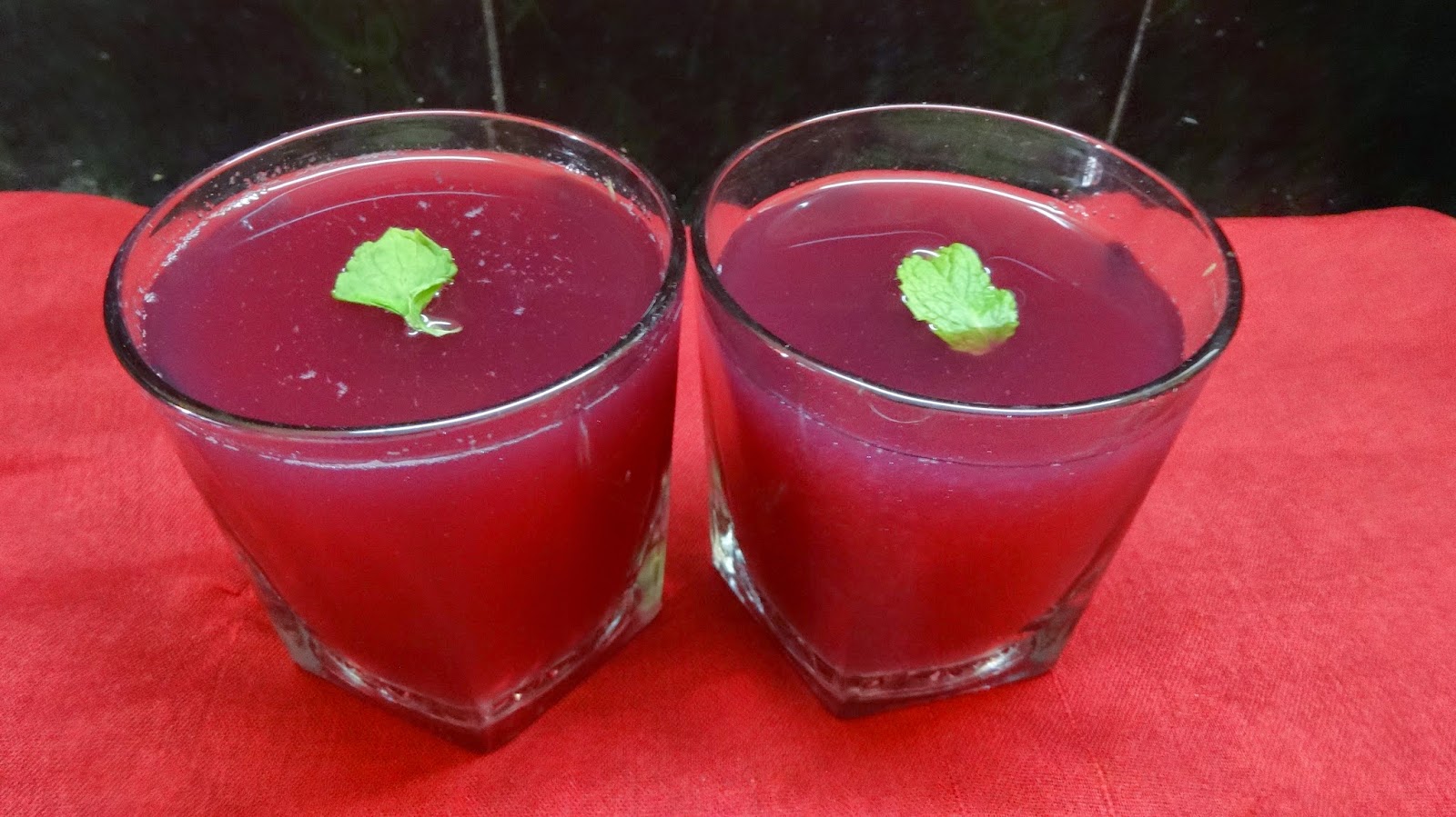 Black Grape Juice ( Seedless) Recipe Table