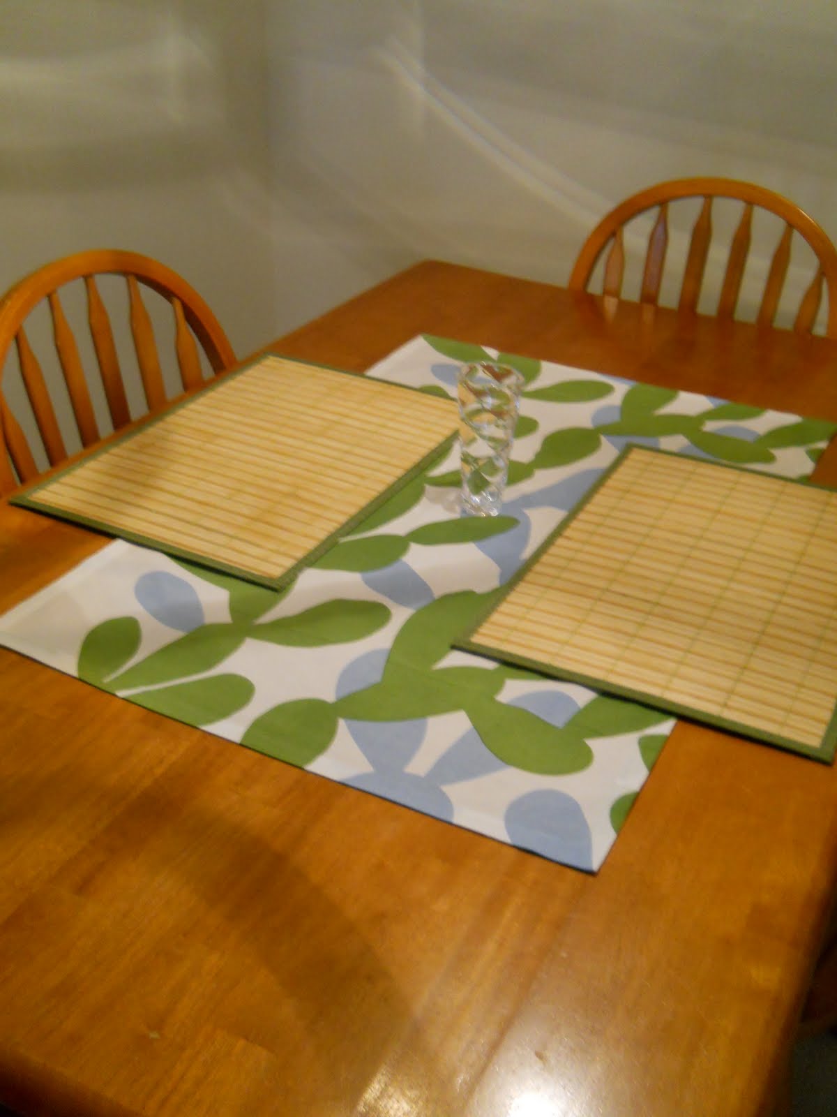 Crafting Makes the Heart Grow Fonder Mitered Corner Table Runners