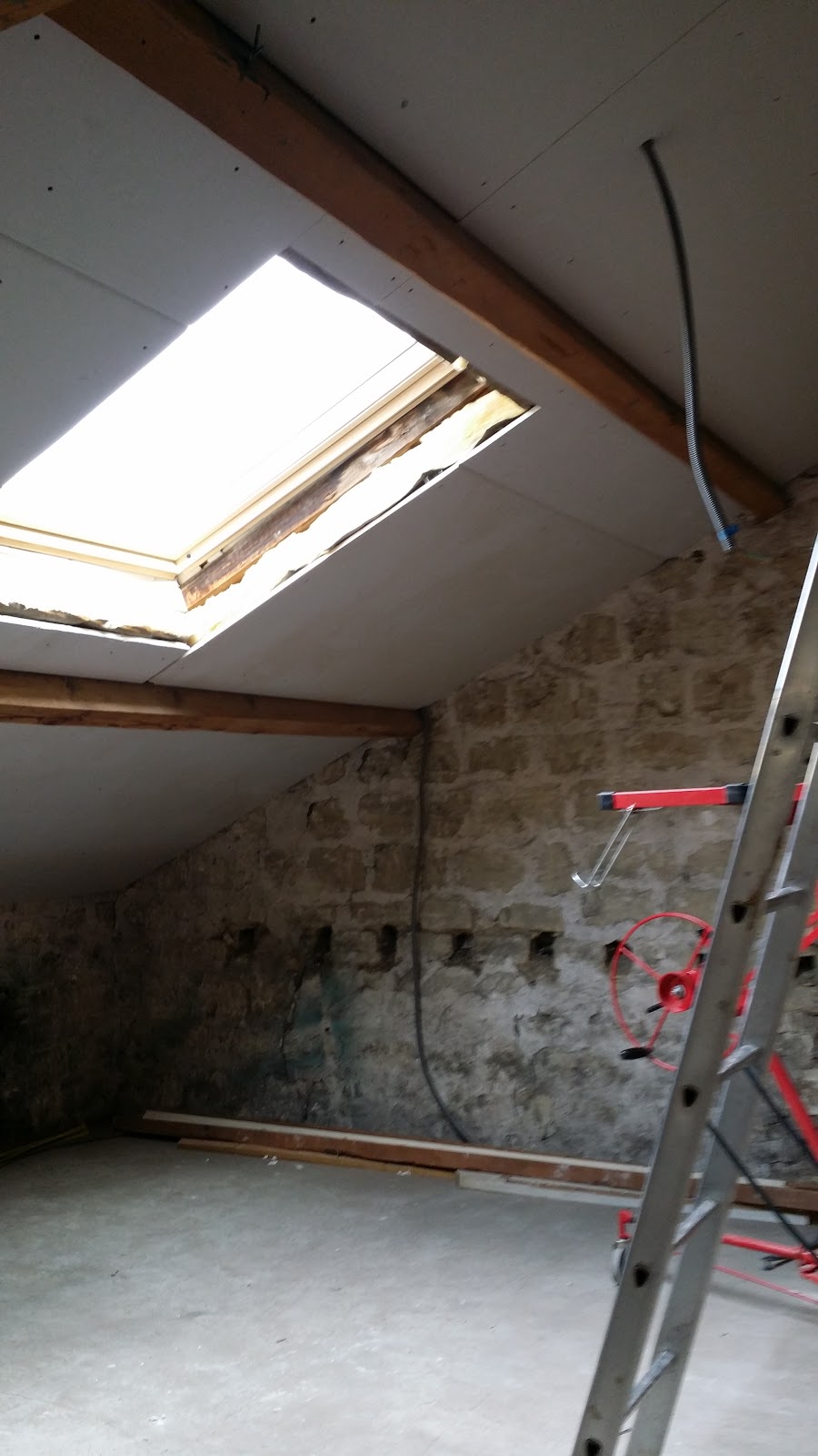 La renaissance de l'Atelier: Plaquage plafond rampant