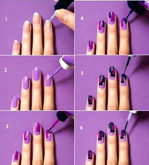 30 Simple Nail Art Step by Step Tutorials - KIKAYSIKAT