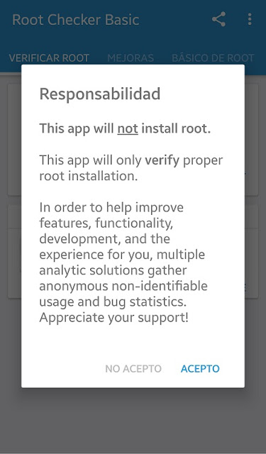 Comprobar acceso root de tu android