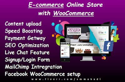Ecommerce website with WordPress Woocommerce