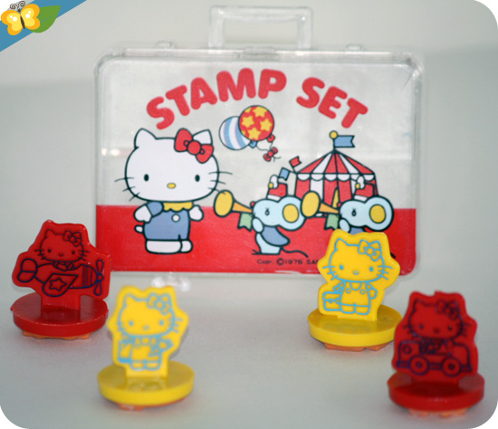 stamp set vintage Hello Kitty