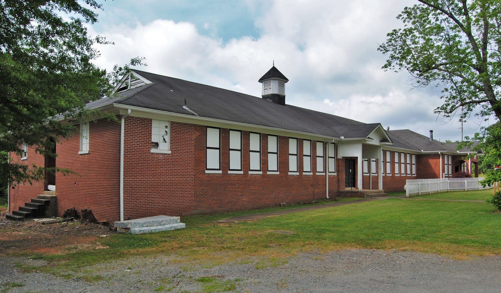 Remnants of Southern Architecture Old Matt School, c. 1945, Forsyth