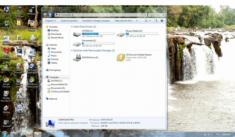 Hasil Screenshot Menggunakan Aplikasi Snipping Tool jenis Full-screen Snip. Hasil ScreenShot Menggunakan Aplikasi Snipping Tool Jenis Full-screen Snip Blog Mas Dory