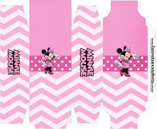 Coqueta Minnie en Rosa: Cajas para Imprimir Gratis. Coqueta Minnie en Rosa: Cajas para Imprimir Gratis.