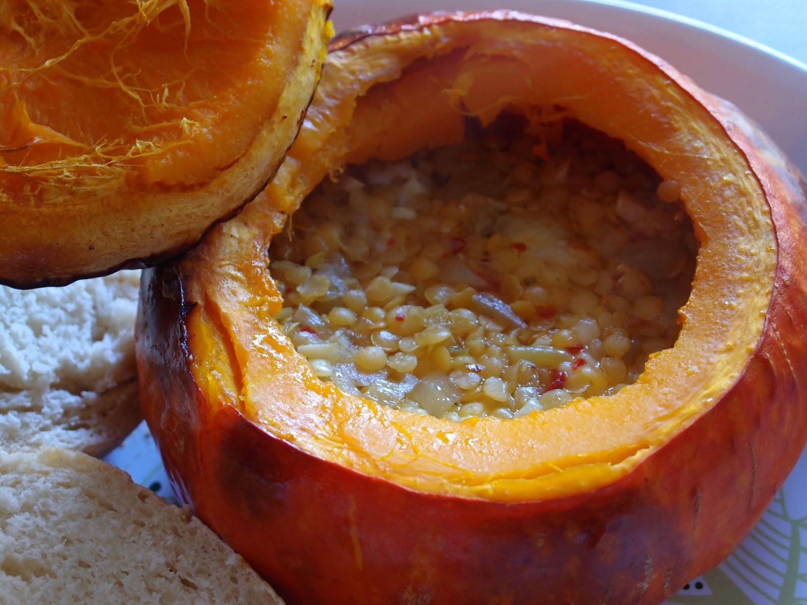 The VegHog Baked onion squash soup