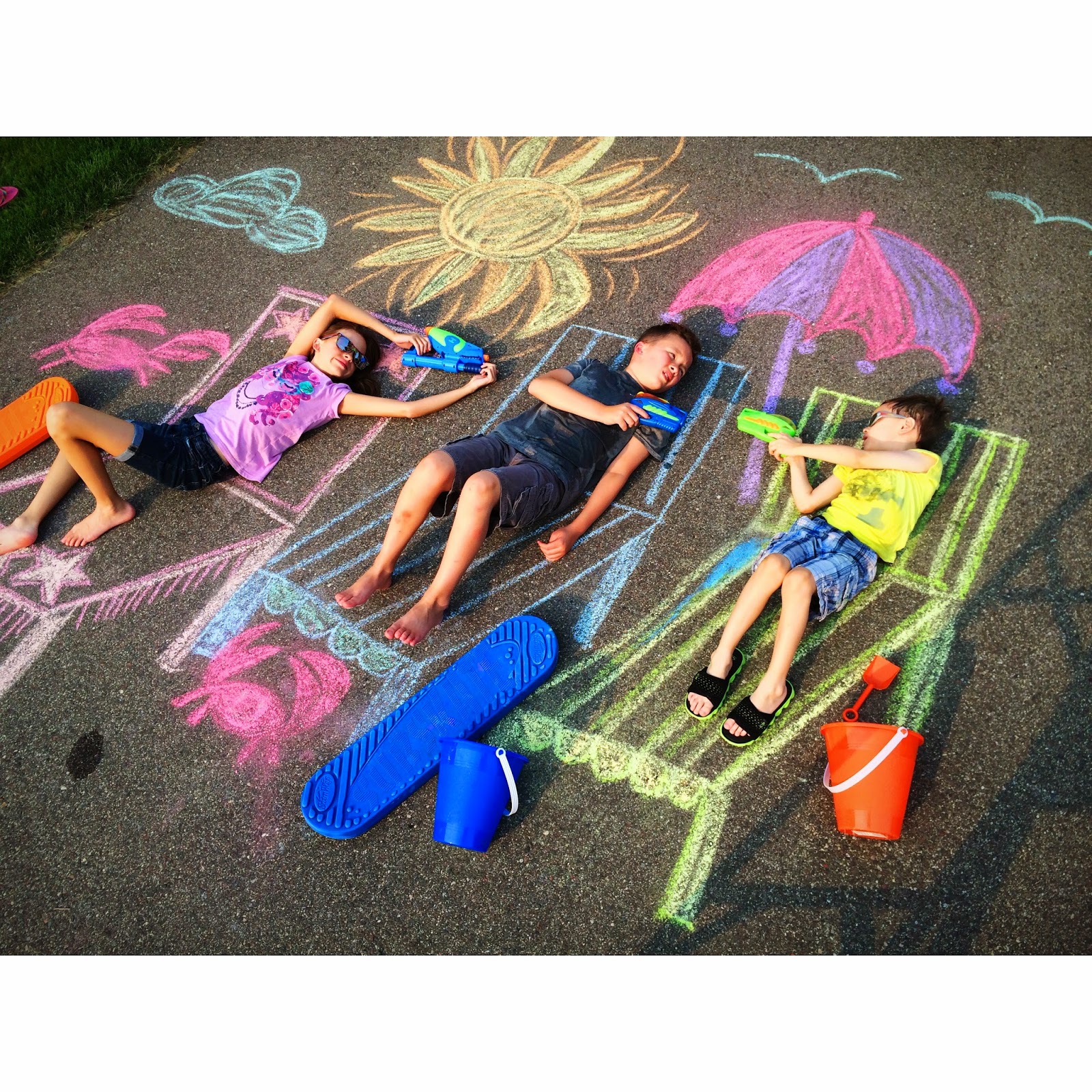 kraftykym Summer Chalk Art