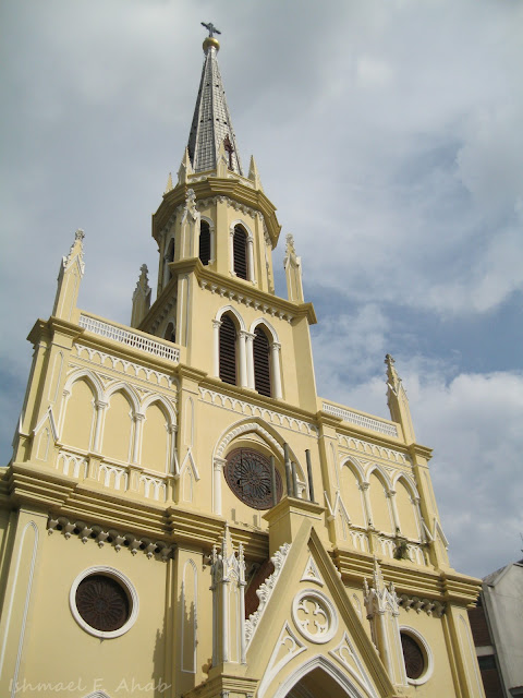 Tall spire of Kalawar Church