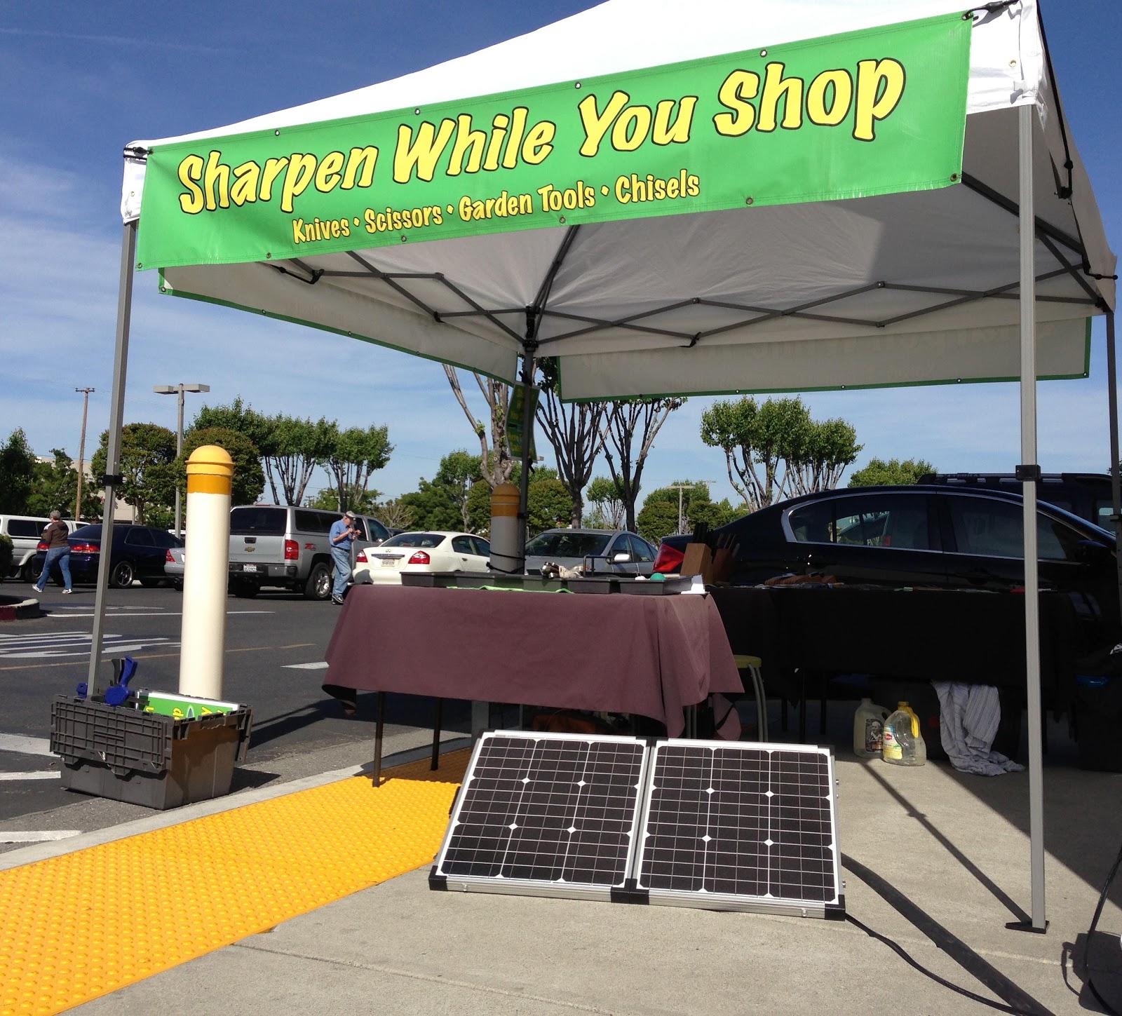 Mobile Knife Sharpening / Knife Sales: My Knife Sharpening Machines are