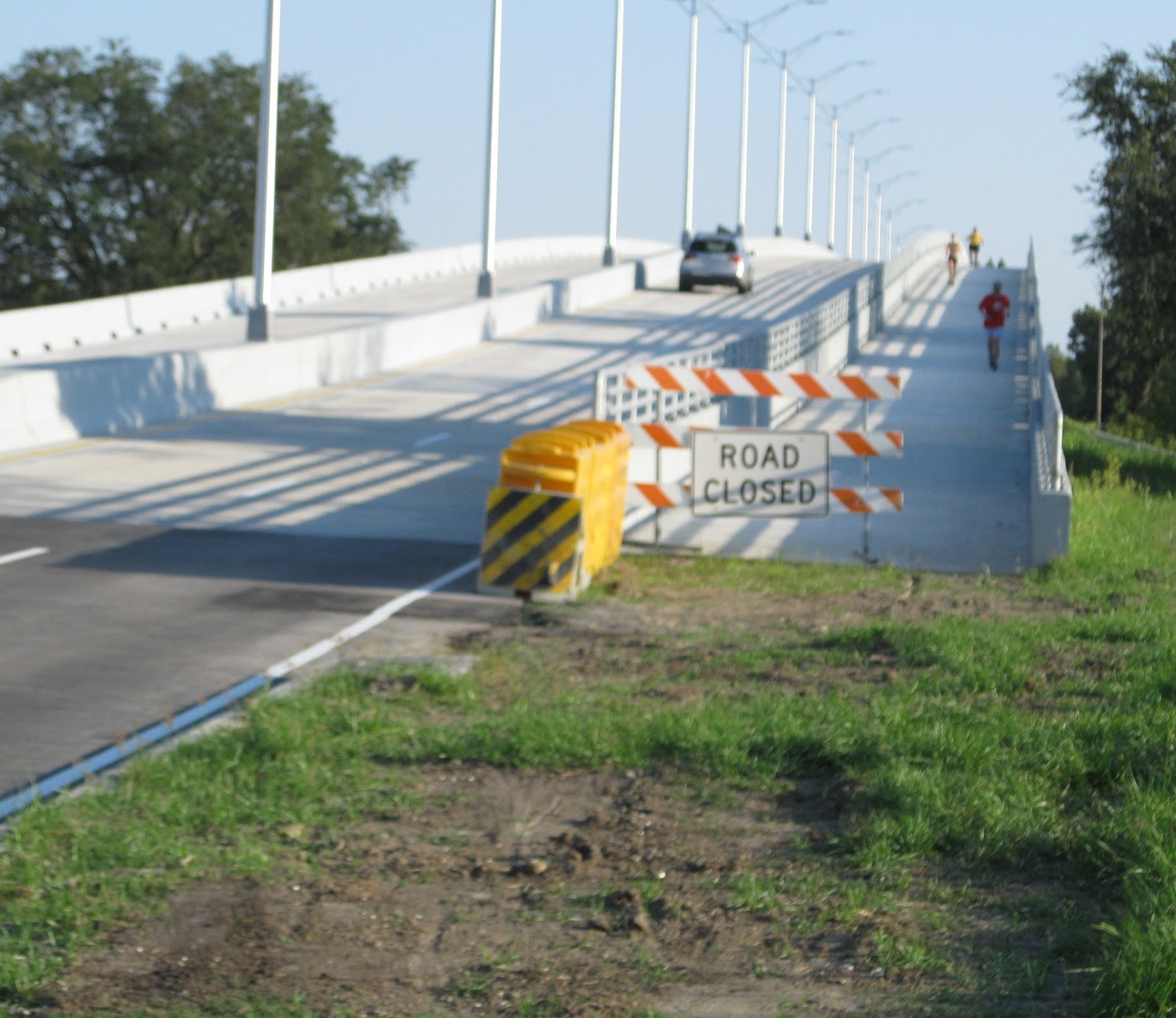 New Orleans Outdoor Companion New Wisner Bridge open to cars but not bicycles and pedestrians