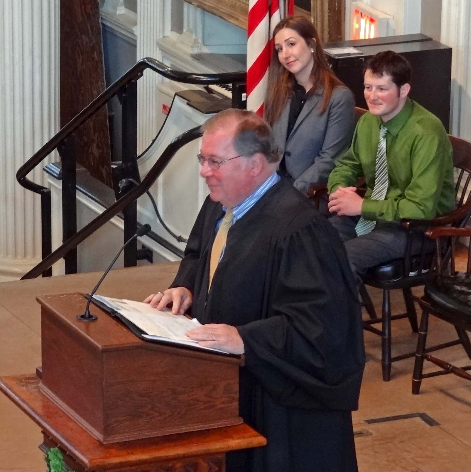 Joe's Retirement Blog Citizenship Ceremony, Faneuil Hall, Boston