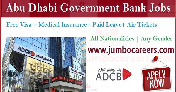 Government of Abu Dhabi Commercial Bank (ADCB) Job