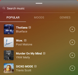 Find music for your Instagram story