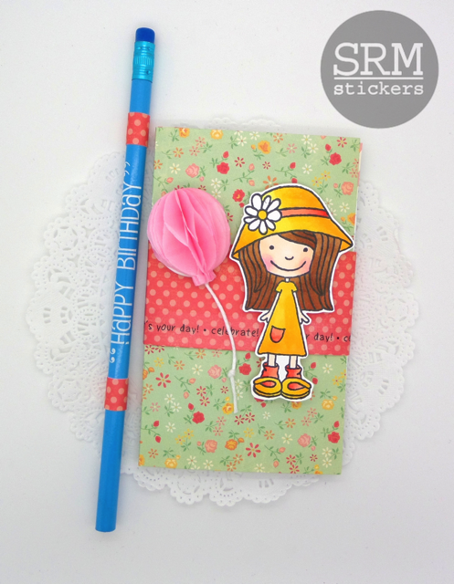 SRM Stickers Blog - Let's Celebrate by Annette - #birthday #gift #clearcontainer #punchedpieces #stickers #fancystickers #borders #labels #clearbox #pencils #clearstamps #janesdoodles 