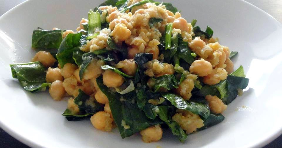 Chickpeas with Spinach & Cumin Recipe