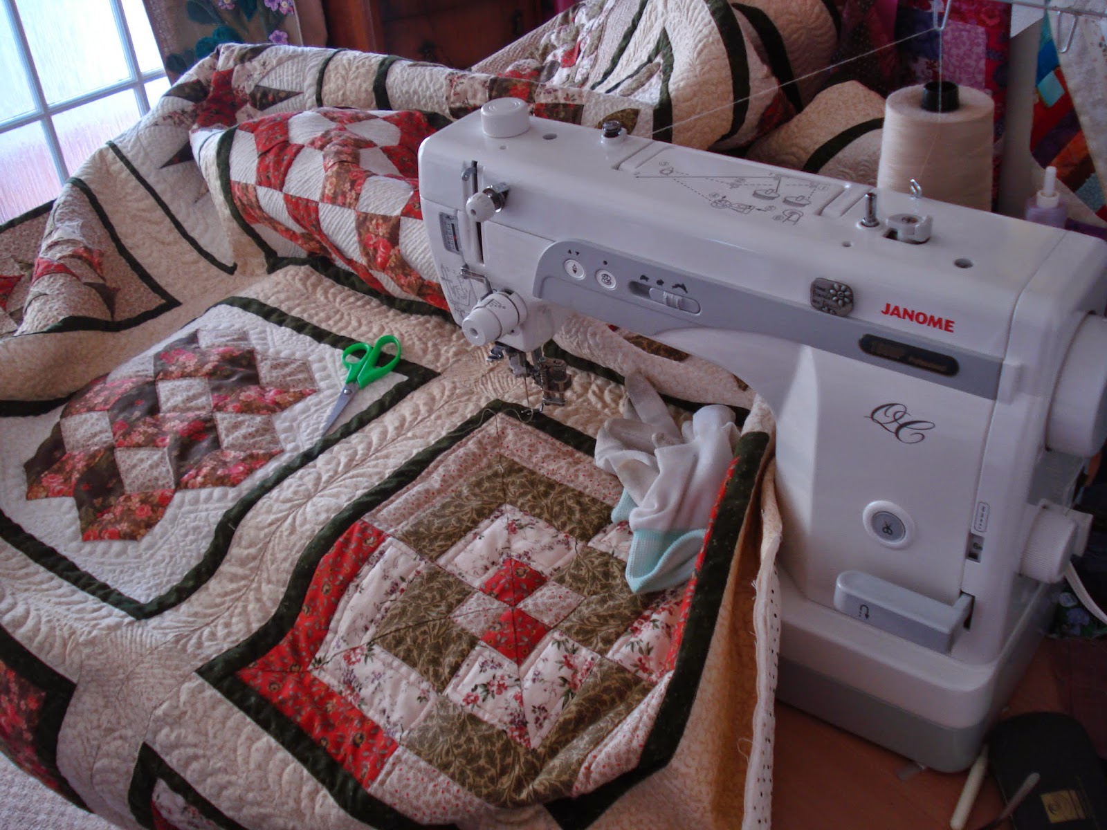 The Nifty Stitcher: Angela's Sampler Quilt