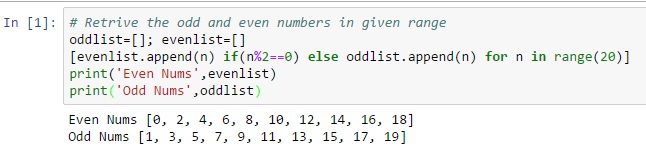 DataScience With Python/R/SAS: Basic Python | Comprehension Types