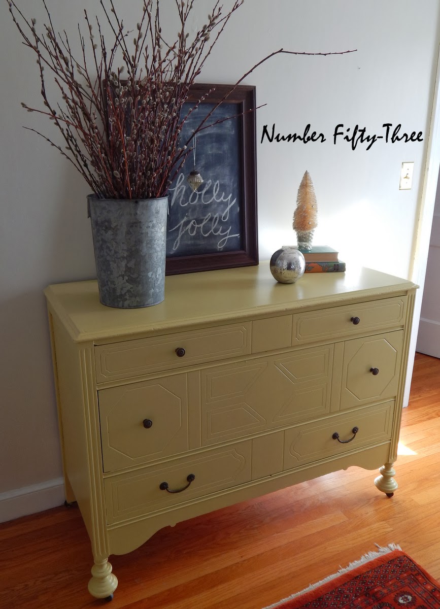Number FiftyThree Vintage Gold Dresser & My Furniture Checklist