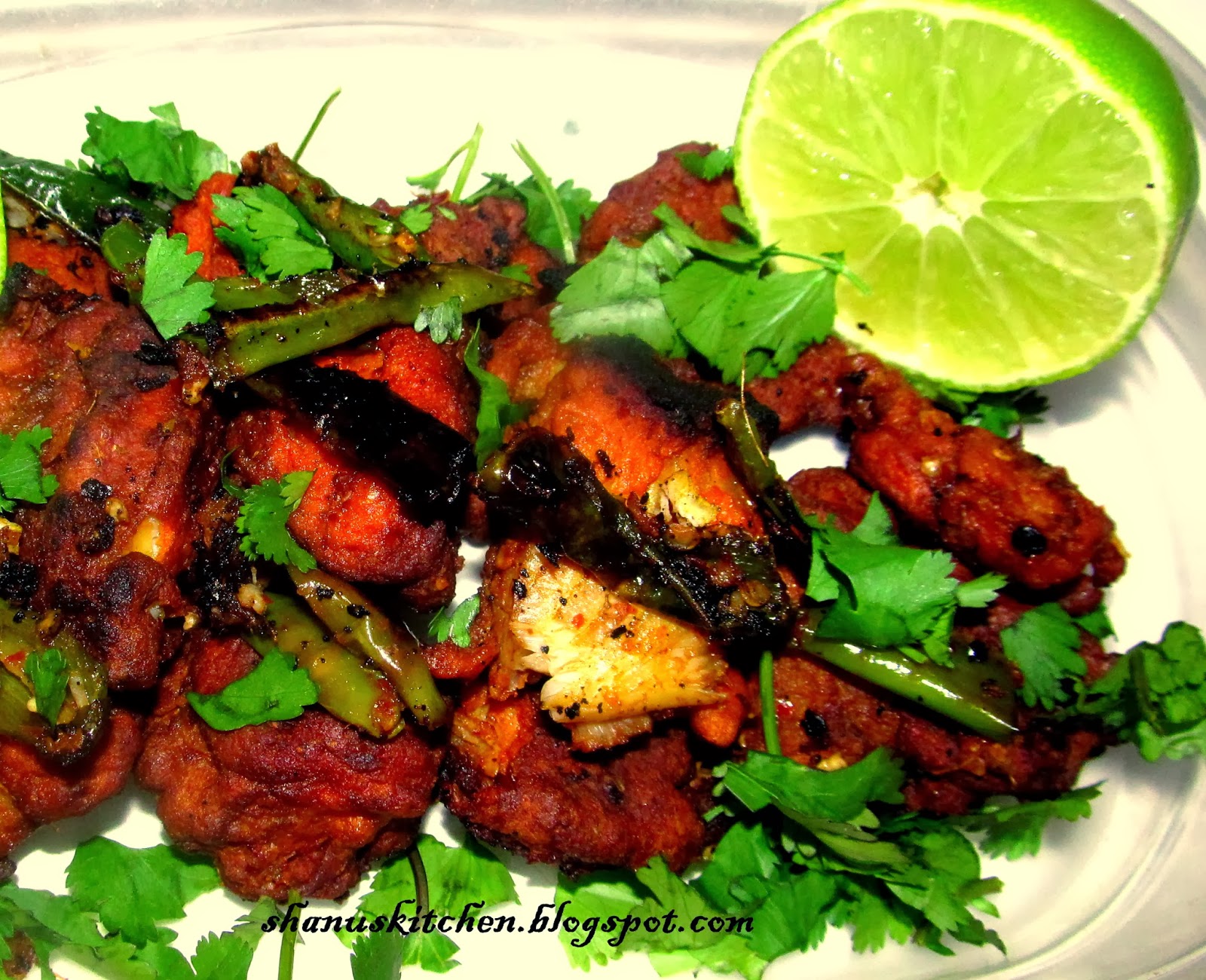 shanuskitchen Chilli Cashew Fish Fry