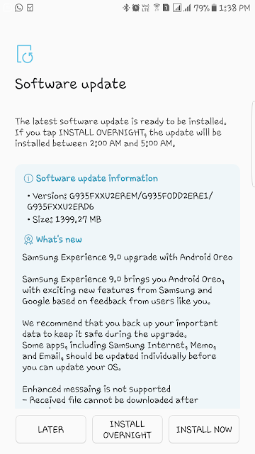 Galaxy S7 and S7 edge Oreo update now rolling out in India