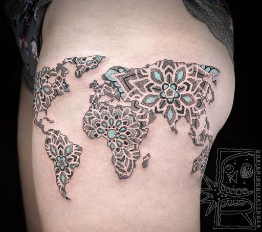 Esta mandala mapa