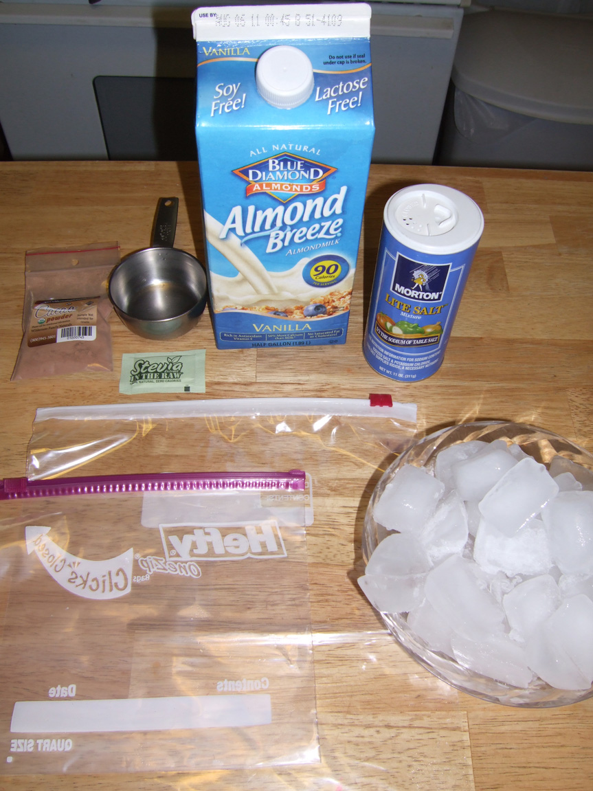 Anita's Health Blog Chocolate Almond milk icecream