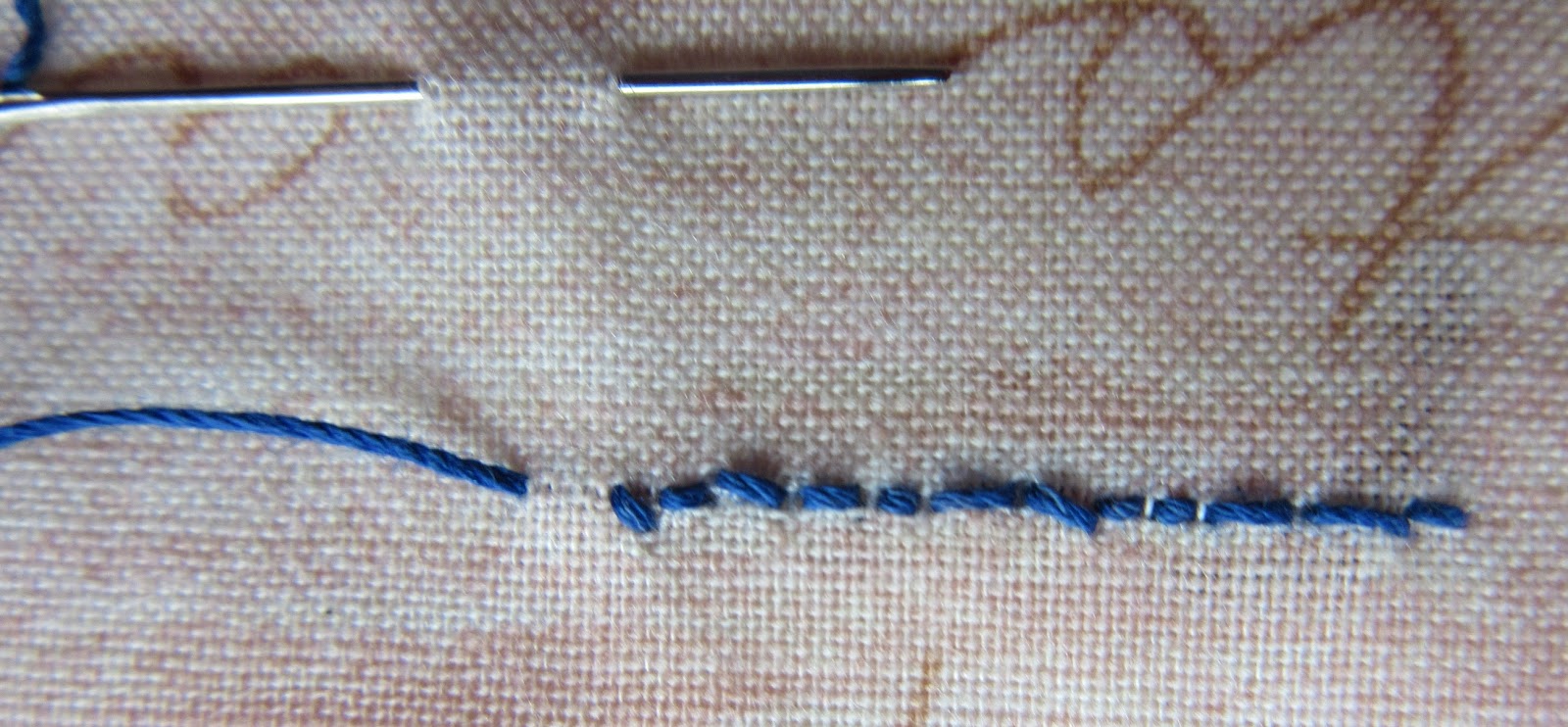 Queenie S Needlework Sunday Stitch School Lesson 2 Back Stitch