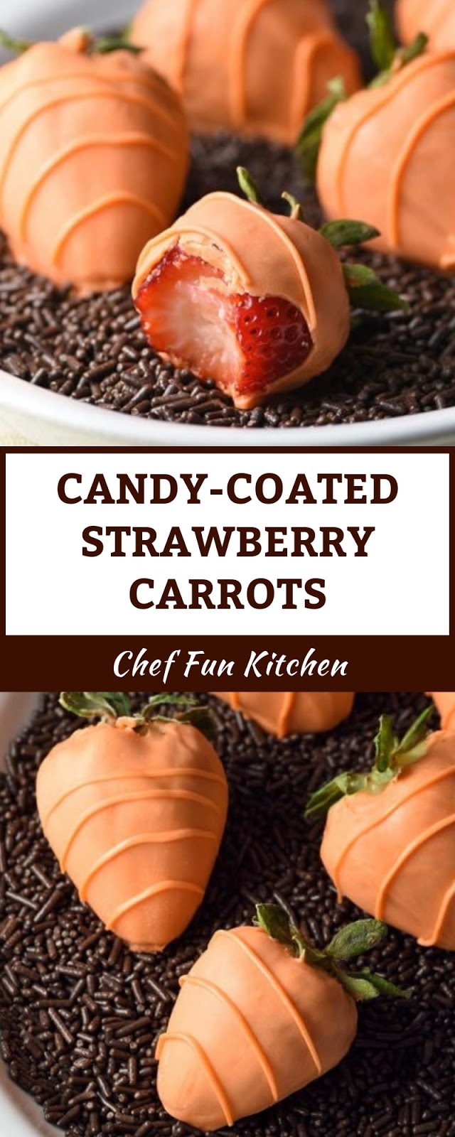 CANDY-COATED STRAWBERRY CARROTS
