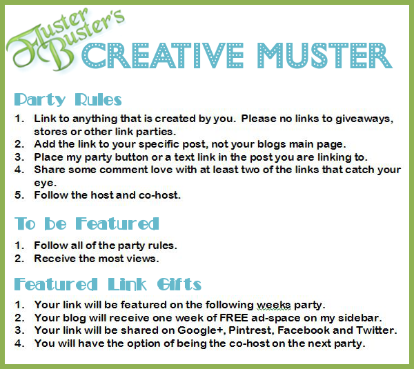 Fluster's #CreativeMuster Linky Party #64