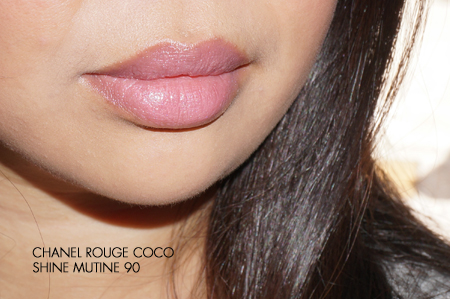 Chanel Mutine (90) Rouge Coco Shine Hydrating Sheer Lipshine Review &  Swatches