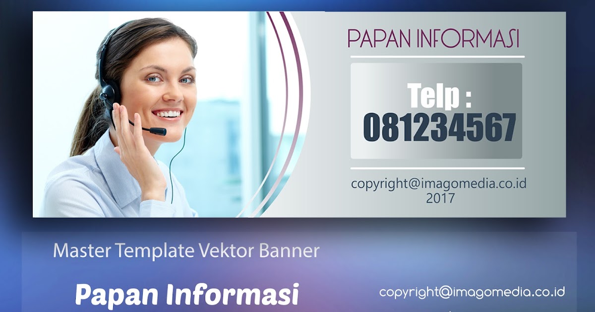 Download Template Desain Banner Papan Informasi - Imago Media | Home Of