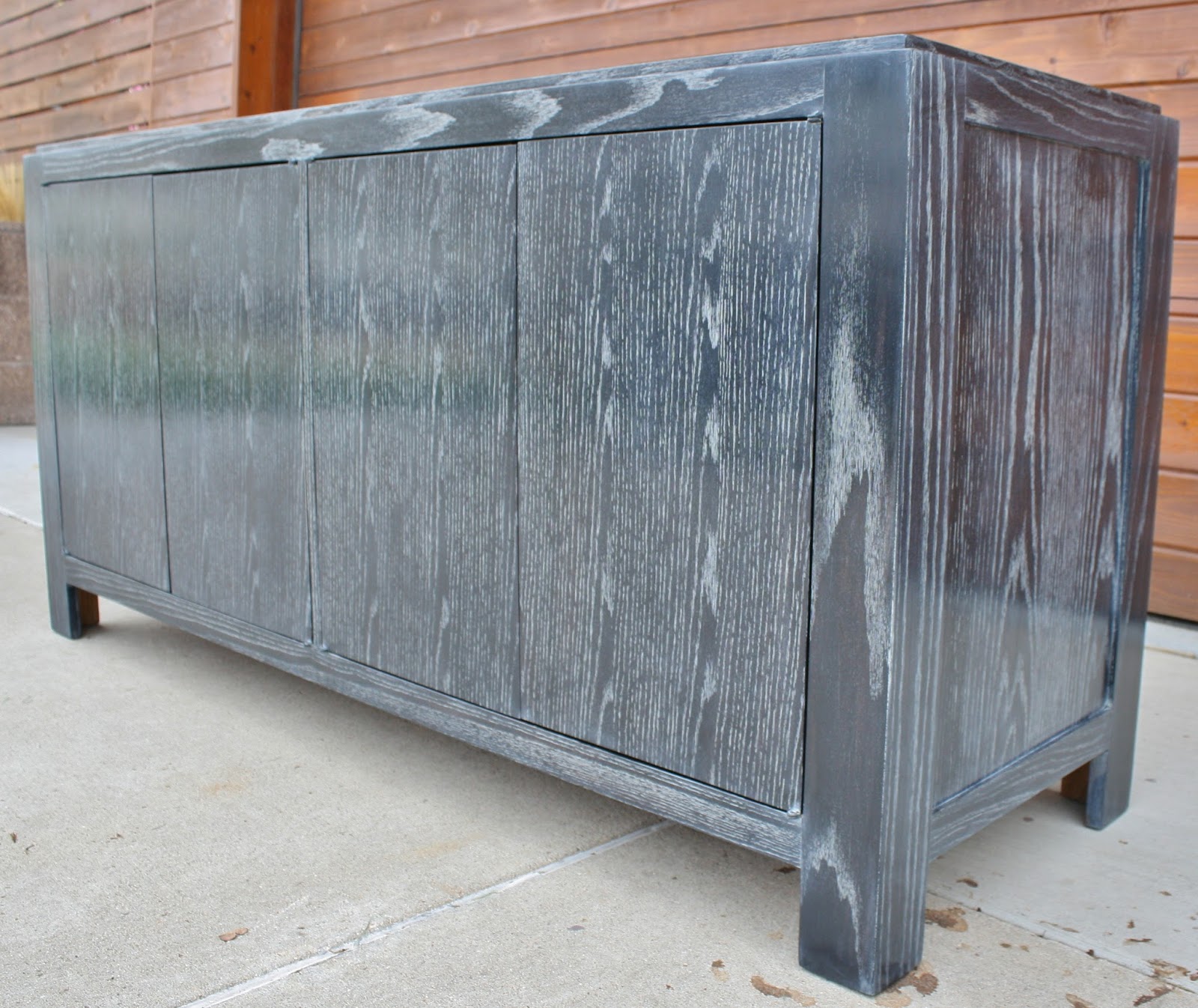 Modwerks Cerused Oak Credenza